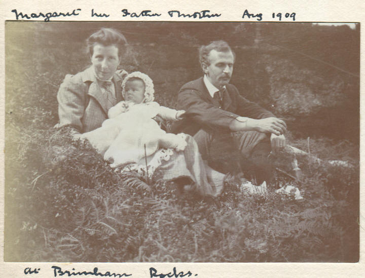 Frank, Mary & Margaret Pollard, Brimham Rocks, August 1909