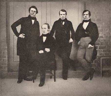 photo of Bootham staff, 1848