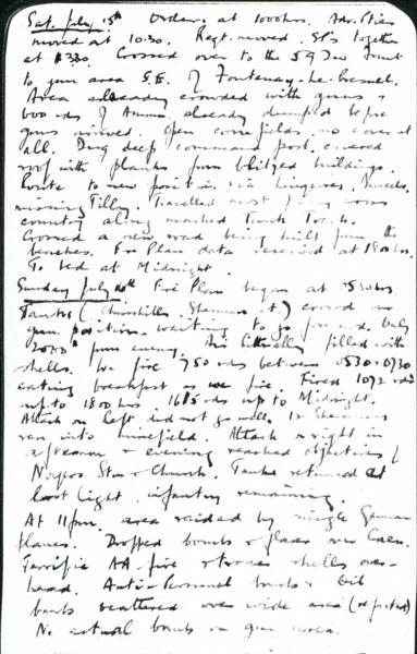 final page of the diary
