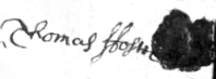signature and seal of Thomas Foster