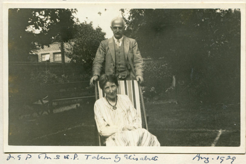 Frank and Mary Pollard, taken by Elizabeth, August 1929