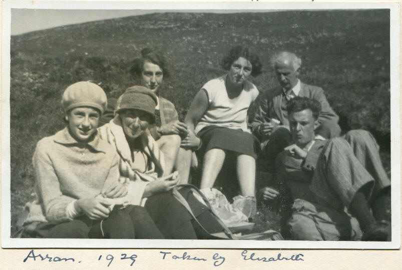 Pollard family, Arran, 1929