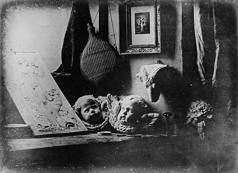 first daguerreotype: L'Atelier de l'artiste
