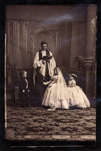 earliest photo of a marriage ceremony
