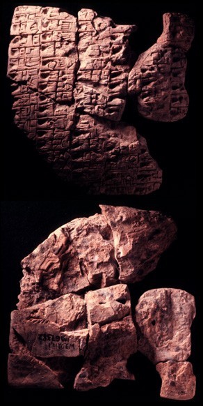 photo of cuneiform tablets