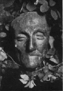 photo of the death mask of Bernardino da Siena